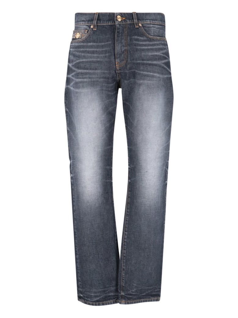 "Medusa Biggie" Jeans Blue