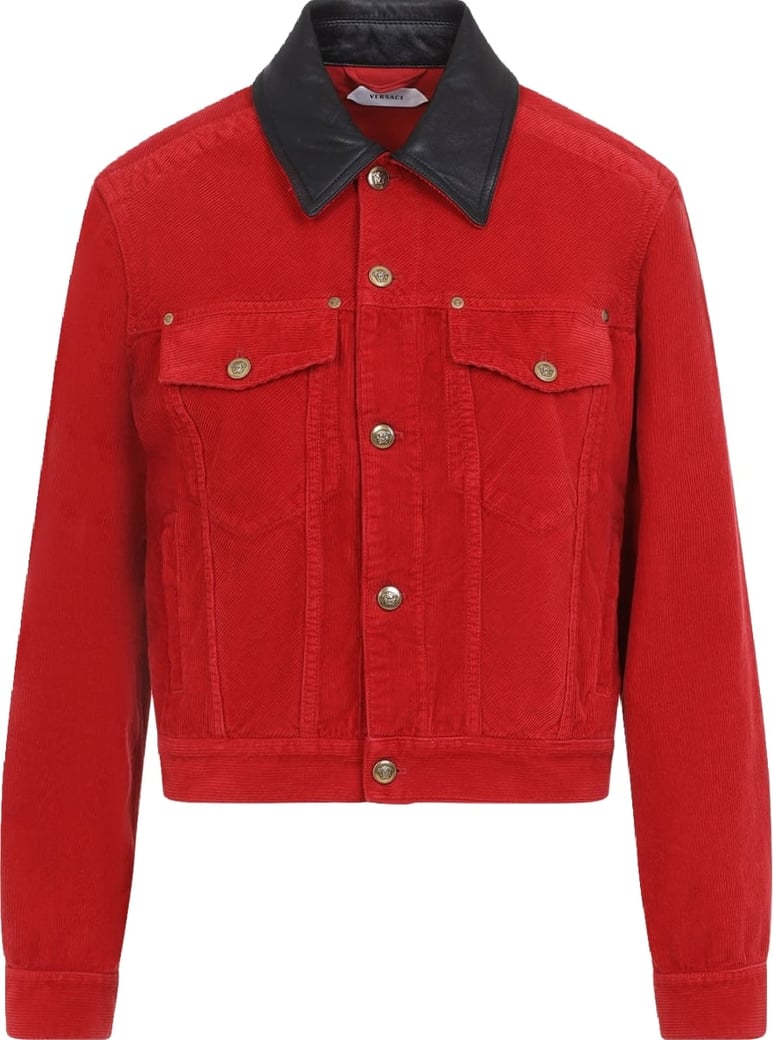 Versace Denim Garment-Dyed Jacket