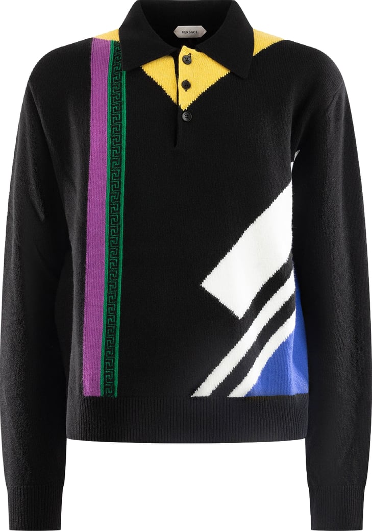 Versace Embroidered wool sweater