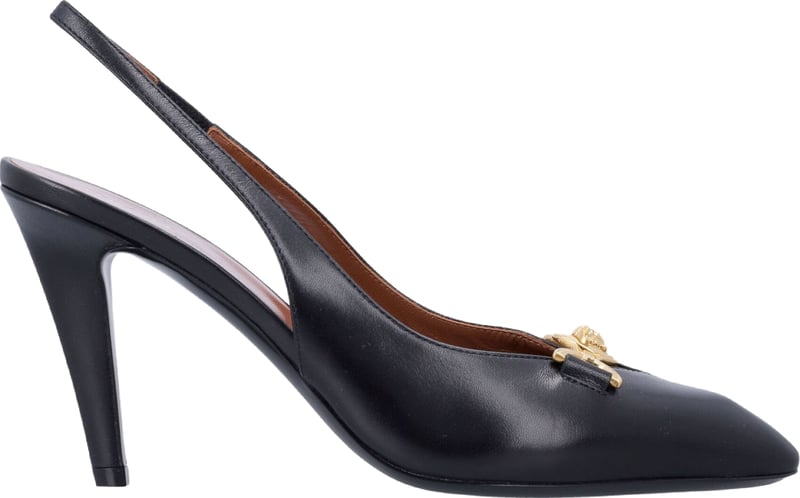 Sling Back 90 Nero