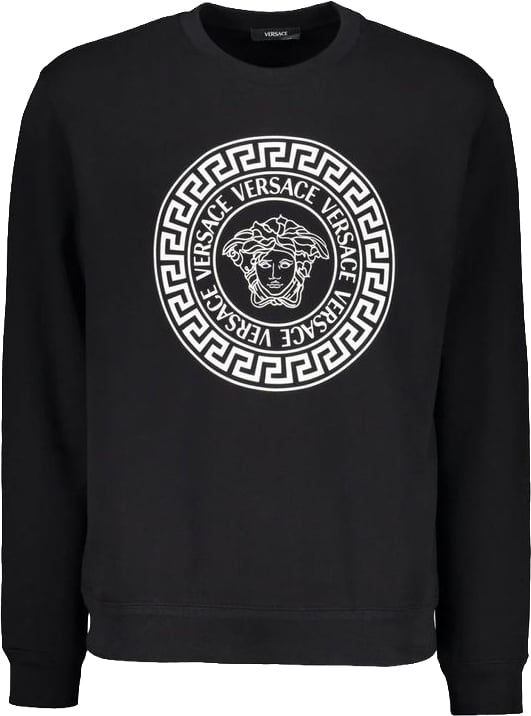 Versace Black Cotton Sweatshirt