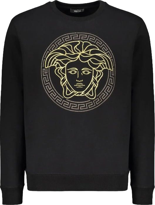 Versace Black Cotton Sweatshirt