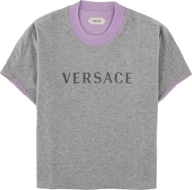 T-Shirt Reversibile Con Logo