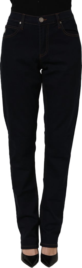 Versace Jeans Couture Blue High Waist Skinny Denim Trouser Jeans