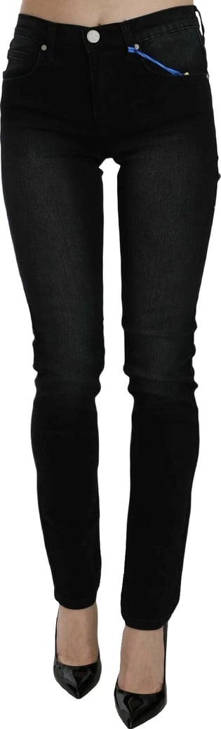 Versace Jeans Couture Dark Black Dora Slim Fit Denim Pants