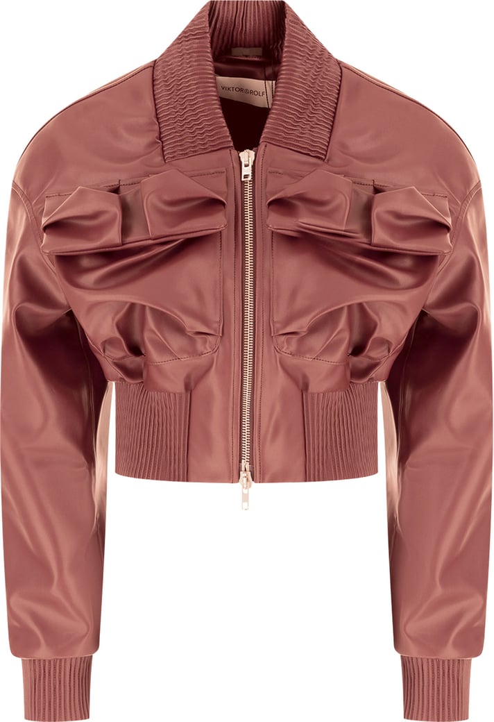 Viktor & Rolf Brick synthetic leather jacket