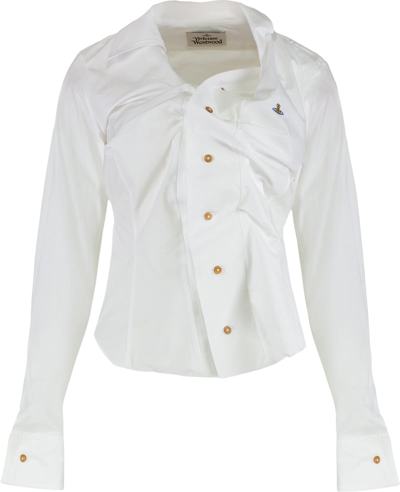 Drunken shirt in cotton