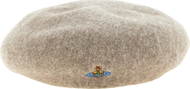 Vivienne Westwood Beige Wool Beanie