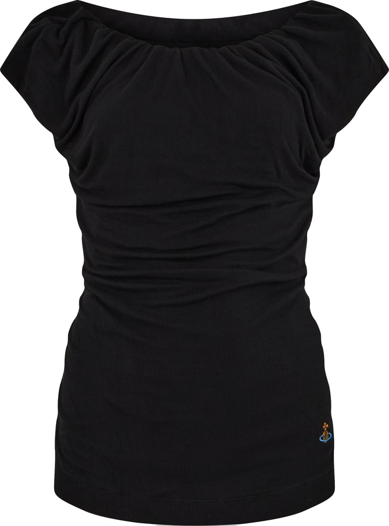 Top with curled details