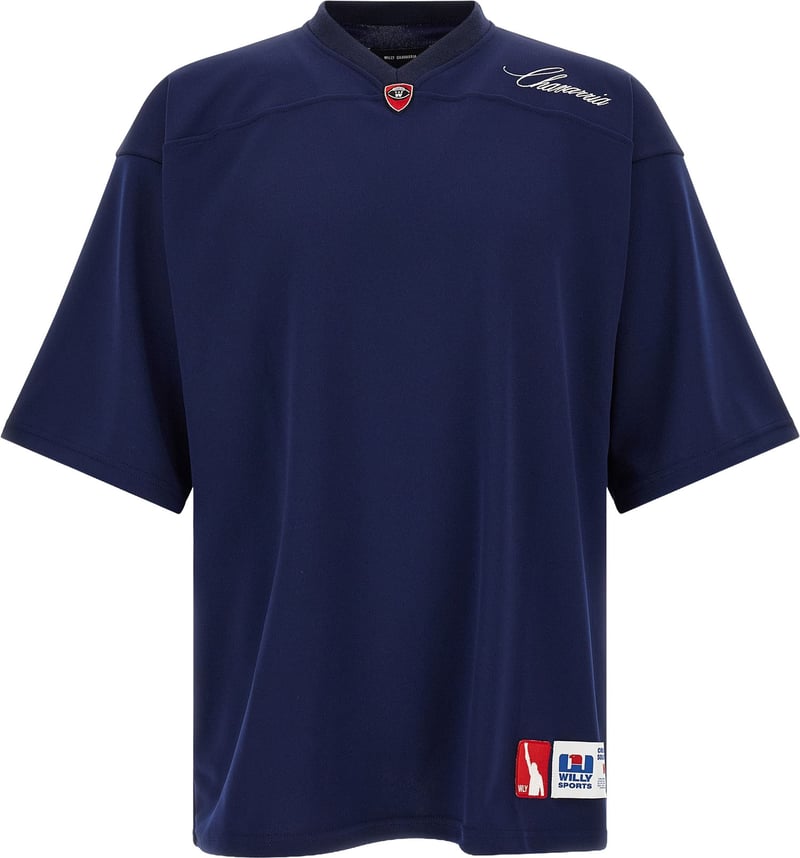 WILLY CHAVARRIA Blue Polyester Sportswear