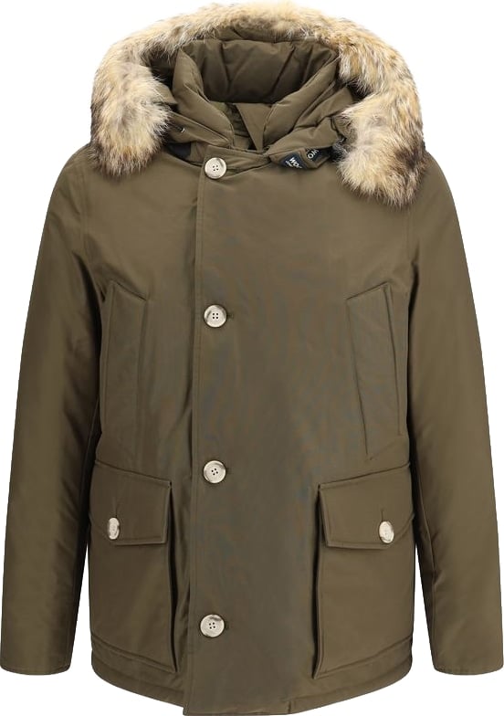 Woolrich Bicolor Cotton Parka