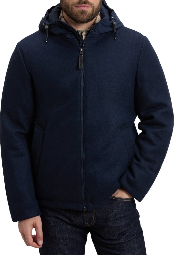 Heren Gebreid wollen Pacific jack Blauw