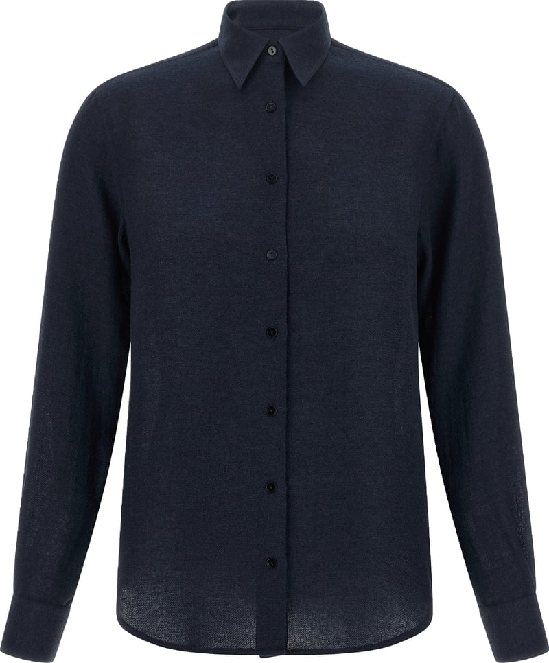 XACUS Blue Viscose Blouse