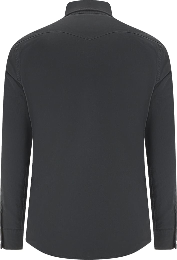 Xacus Black cotton shirt