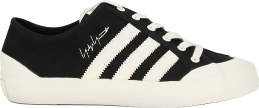 Y-3 Black Fabric Low Top Sneakers