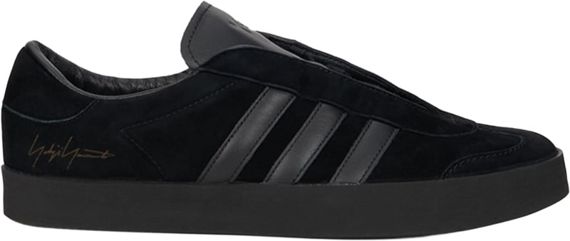 Leather sneakers with stripes