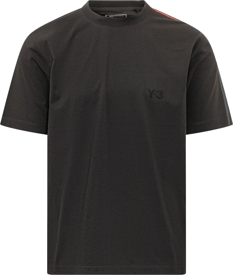 T-shirt Girocollo con Bande