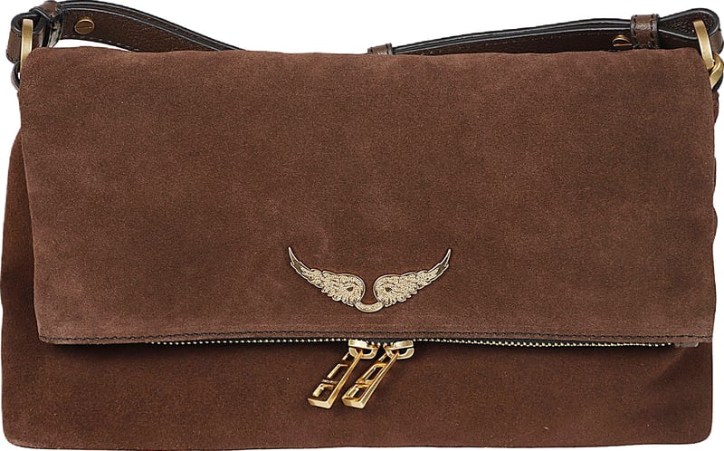 Rocky Ii Suede Bag Brown