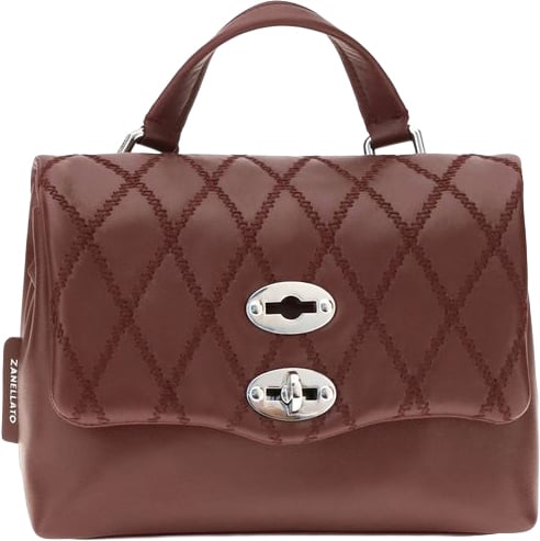 Zanellato Red Calf Leather Bos Taurus Handbag