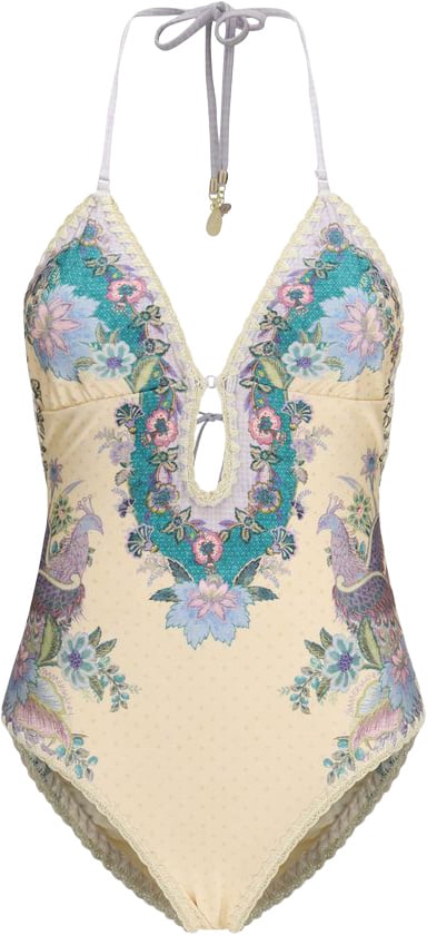 Zimmermann Beige Polyamide One-Piece Swimsuit